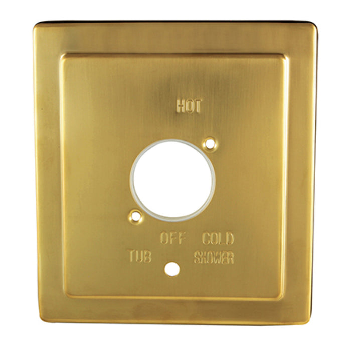 Kingston Stylobate KBE86570 Shower Escutcheon Plate, Brushed Brass
