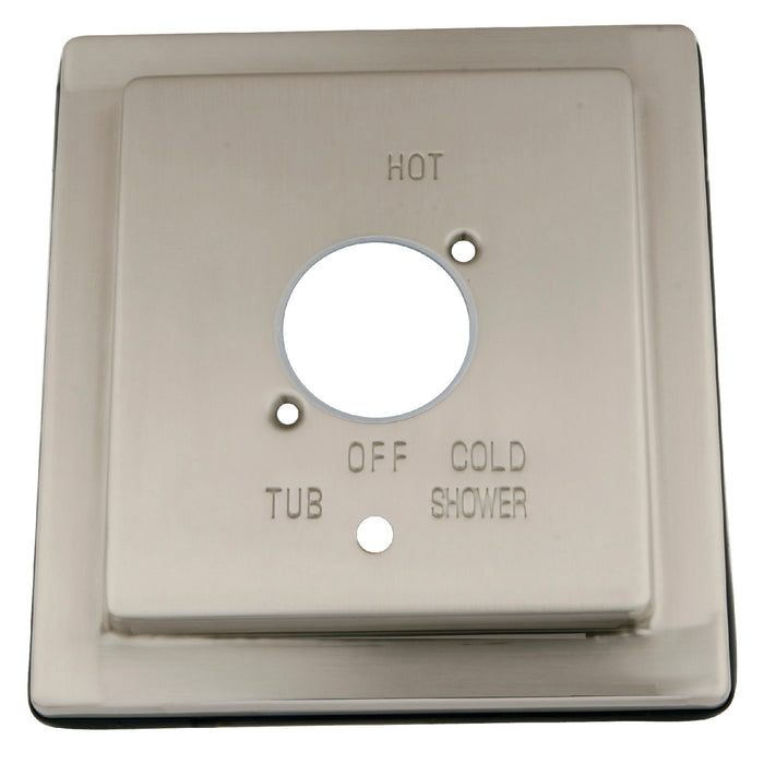 Kingston Stylobate KBE86580 Shower Escutcheon Plate, Brushed Nickel
