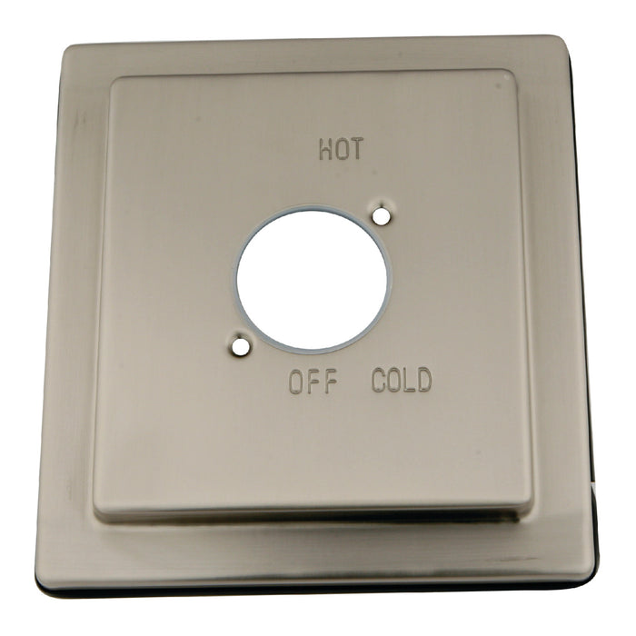 Kingston Stylobate KBE8658 Shower Escutcheon Plate, Brushed Nickel
