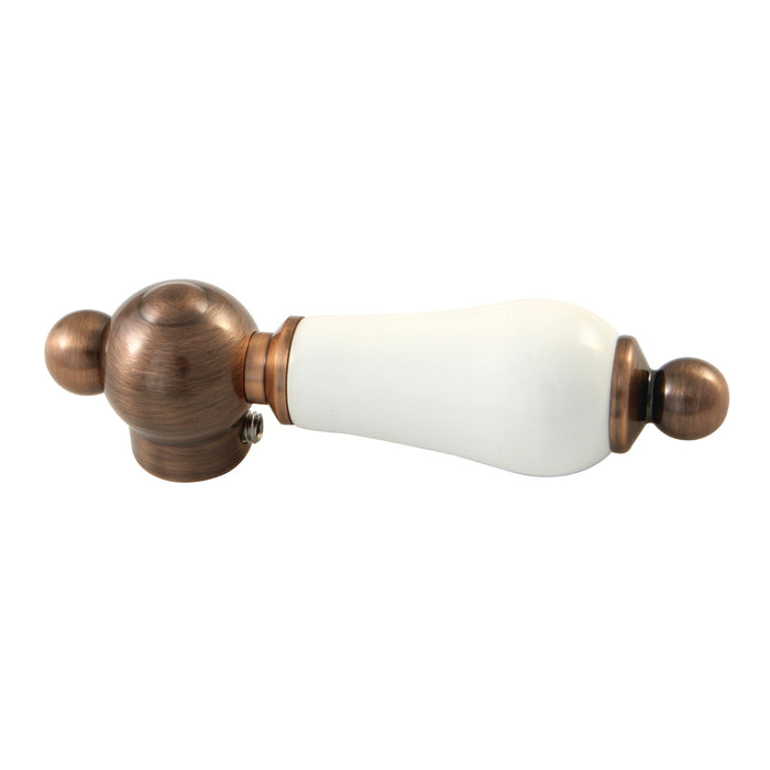 Kingston KBH160PLAC Porcelain Lever Handle, Antique Copper