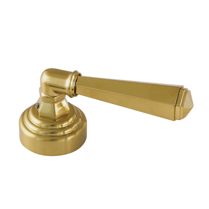 Kingston Metropolitan KBH2637HL Metal Lever Handle, Brushed Brass