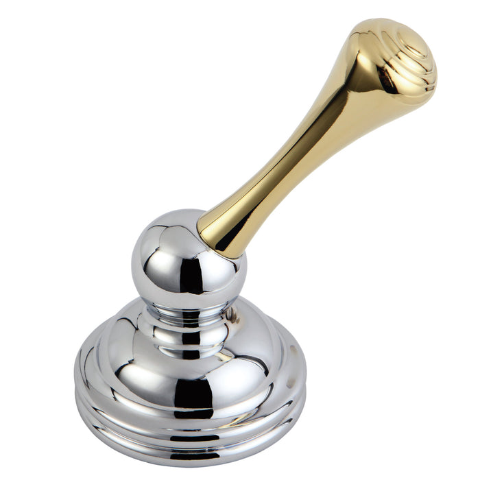Kingston KBH3404BL Metal Lever Handle, Polished Chrome/Polished Brass