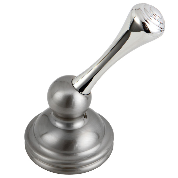 Kingston KBH3407BL Metal Lever Handle, Brushed Nickel/Polished Chrome