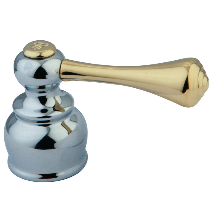 Kingston KBH3604BLC Zinc Alloy Lever Handle (Cold Side), Polished Chrome/Polished Brass