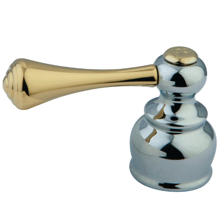 Kingston KBH3604BLH Zinc Alloy Lever Handle (Hot Side), Polished Chrome/Polished Brass