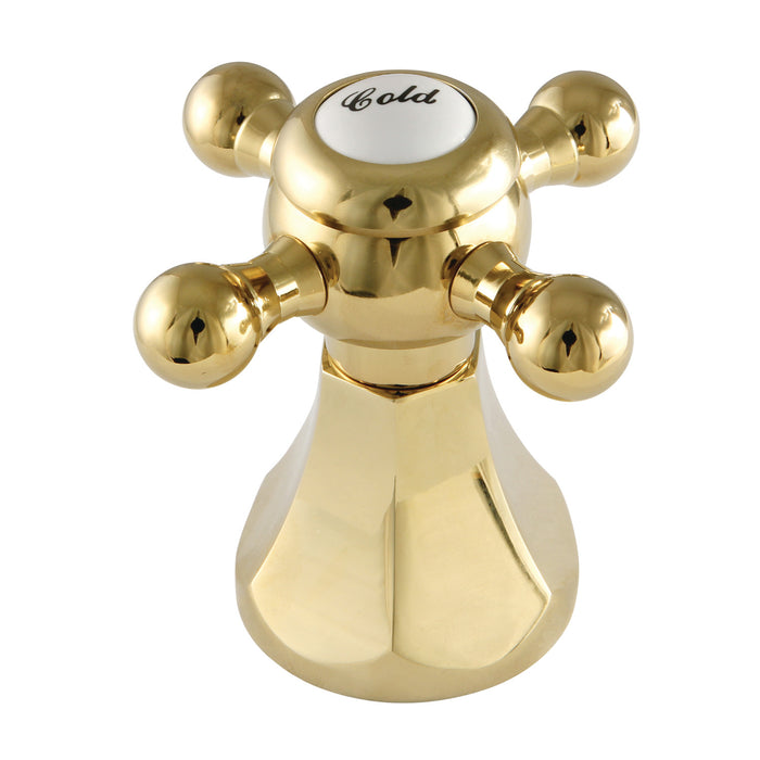 Kingston KBH4462BXC Metal Cross Handle (Cold Side), Polished Brass