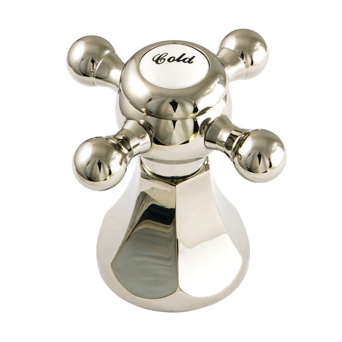 Kingston KBH4466BXC Metal Cross Handle (Cold Side), Polished Nickel