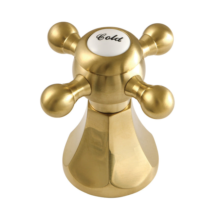 Kingston KBH4467BXC Metal Cross Handle (Cold Side), Brushed Brass