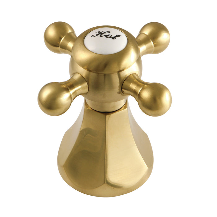 Kingston KBH4467BXH Metal Cross Handle (Hot Side), Brushed Brass
