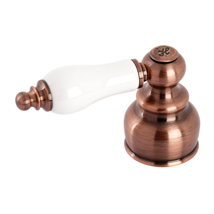 Kingston KBH606PLH Porcelain Lever Handle (Hot Side), Antique Copper
