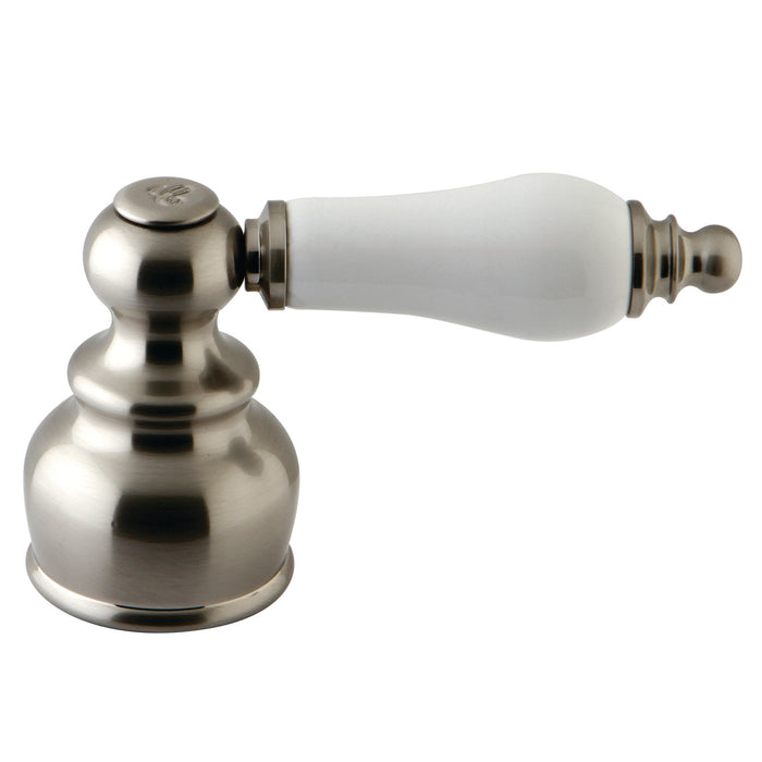 Kingston KBH608BC Porcelain Cross Handle (Cold Side), Brushed Nickel