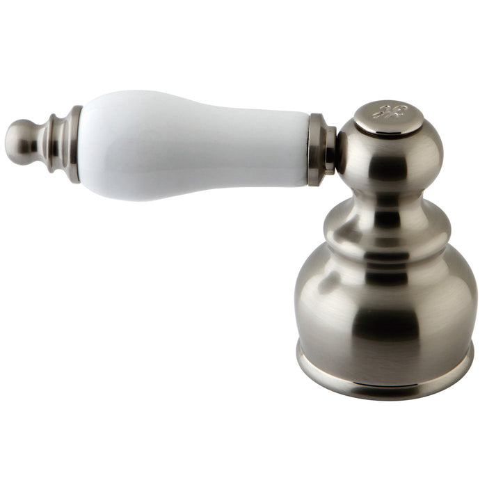 Kingston KBH608PLH Porcelain Lever Handle (Hot Side), Brushed Nickel