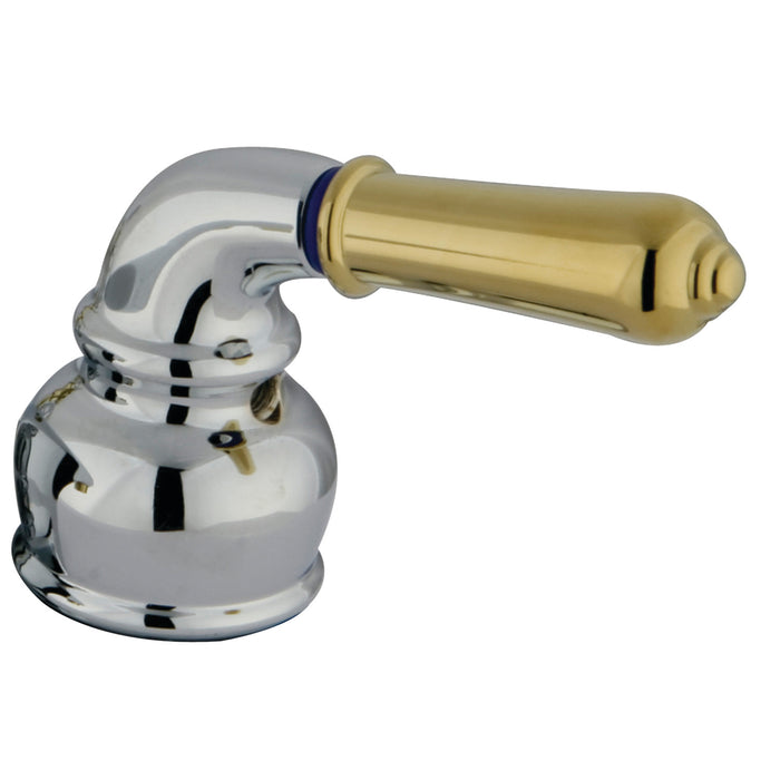 Kingston KBH624C Metal Lever Handle (Cold Side), Polished Chrome/Polished Brass