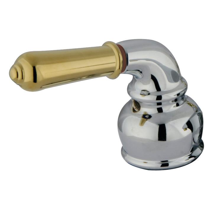 Kingston KBH624H Metal Lever Handle (Hot Side), Polished Chrome/Polished Brass
