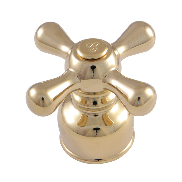 Kingston KBH722AXC Metal Cross Handle (Cold Side), Polished Brass