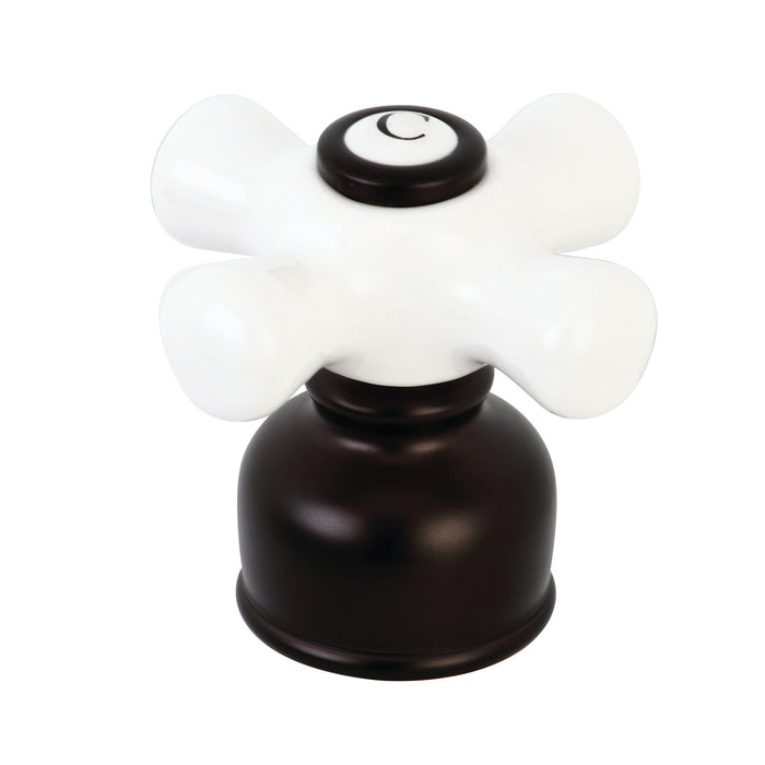 Kingston KBH725PXC Porcelain Cross Handle (Cold Side), Oil Rubbed Bronze