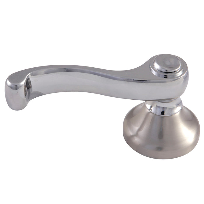 Kingston KBH8637FL Metal Lever Handle, Brushed Nickel/Polished Chrome