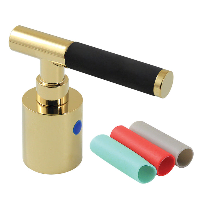 Kingston Kaiser KBH8662CKLC Zinc Alloy Lever Handle (Cold Side), Polished Brass
