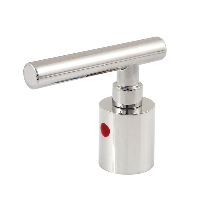 Kingston Manhattan KBH8666CMLH Zinc Alloy Lever Handle (Hot Side), Polished Nickel