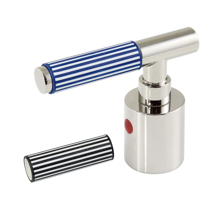 Kingston Verona KBH8666KPSH Zinc Alloy Lever Handle (Hot Side), Polished Nickel