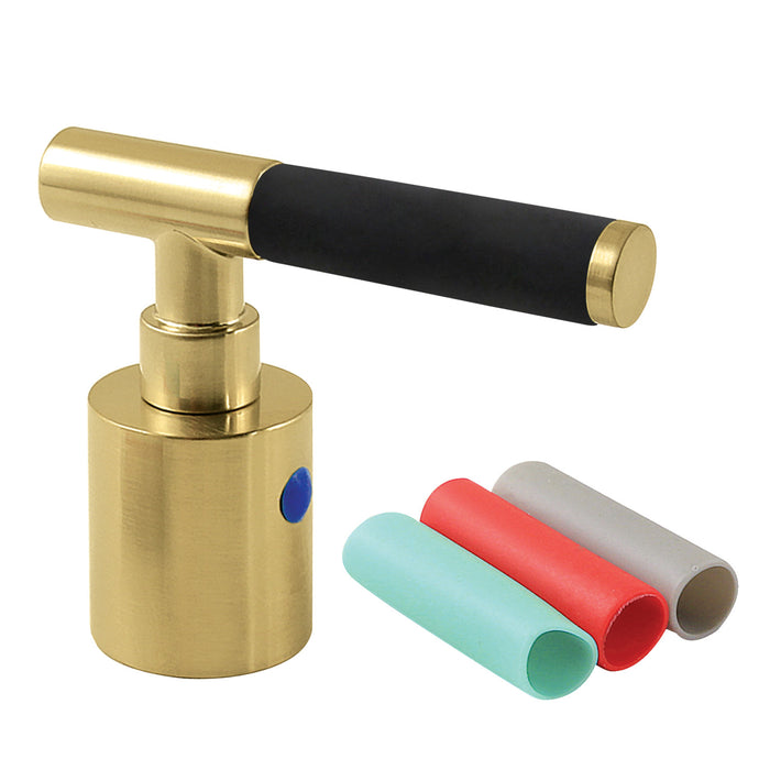 Kingston Kaiser KBH8667CKLC Zinc Alloy Lever Handle (Cold Side), Brushed Brass