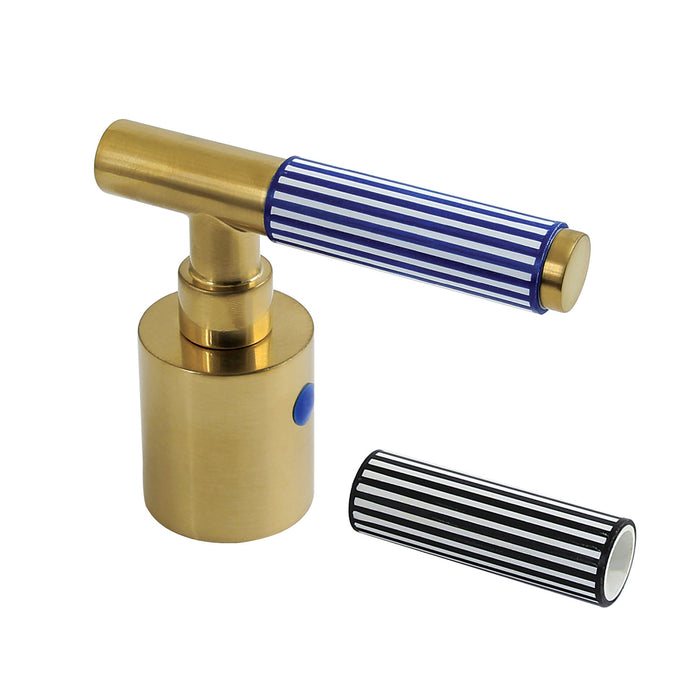 Kingston Verona KBH8667KPSC Zinc Alloy Lever Handle (Cold Side), Brushed Brass