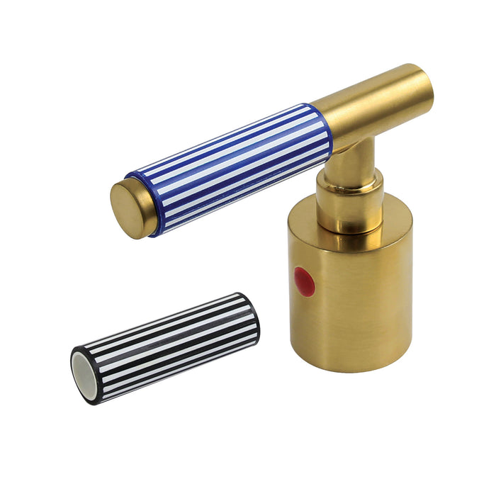 Kingston Verona KBH8667KPSH Zinc Alloy Lever Handle (Hot Side), Brushed Brass