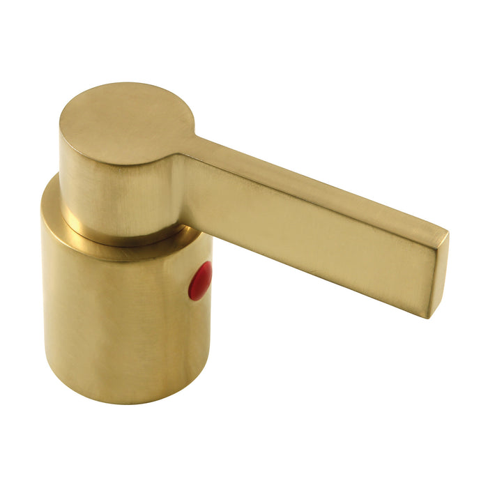 Kingston NuvoFusion KBH8667NDLH Metal Lever Handle (Hot Side), Brushed Brass