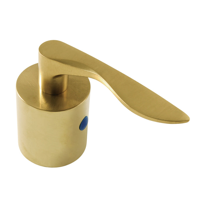 Kingston Serena KBH8667SVLC Zinc Alloy Lever Handle (Cold Side), Brushed Brass