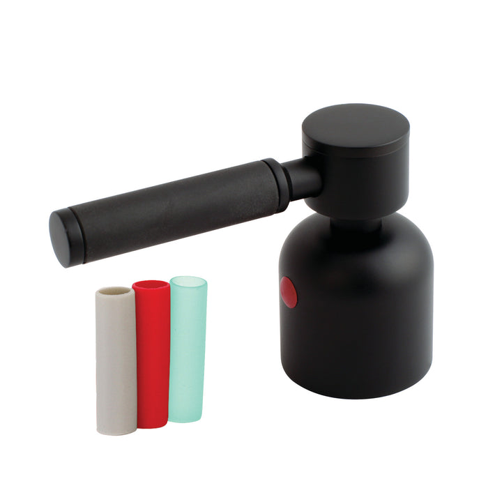 Kingston Kaiser KBH8960DKLH Metal Lever Handle (Hot Side), Matte Black