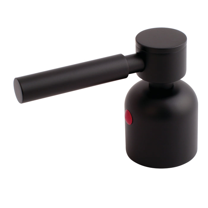 Kingston Concord KBH8960DLH Metal Lever Handle (Hot Side), Matte Black