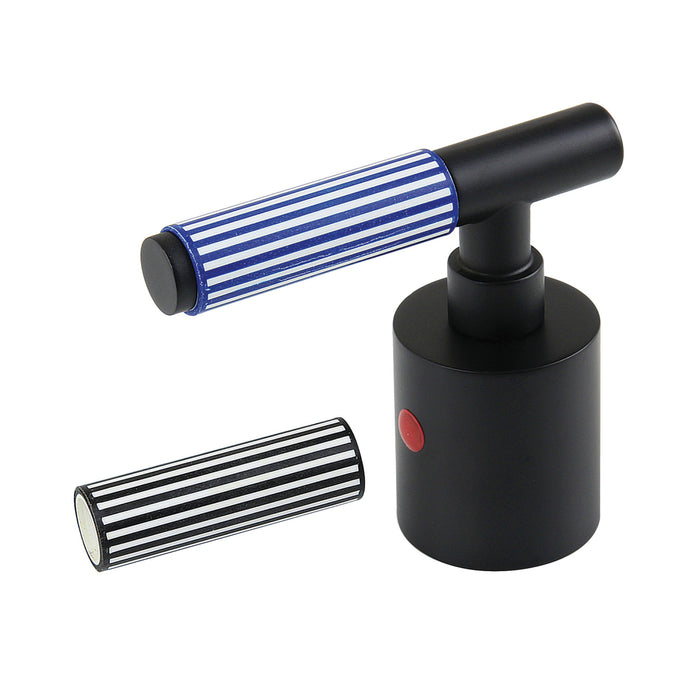 Kingston Verona KBH8960KPSH Zinc Alloy Lever Handle (Hot Side), Matte Black