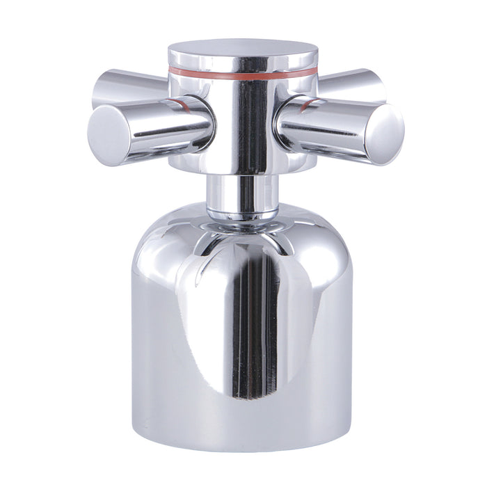 Kingston Concord KBH8961DXH Metal Cross Handle (Hot Side), Polished Chrome
