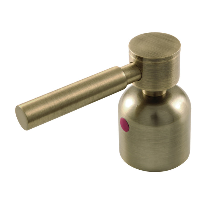 Kingston Concord KBH8963DLH Metal Lever Handle (Hot Side), Antique Brass