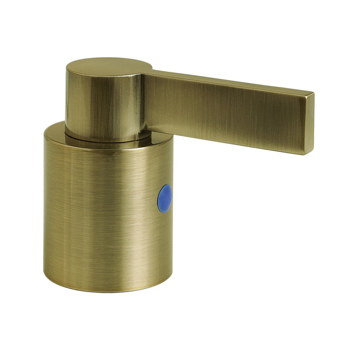 Kingston NuvoFusion KBH8963NDLC Metal Lever Handle (Cold Side), Antique Brass