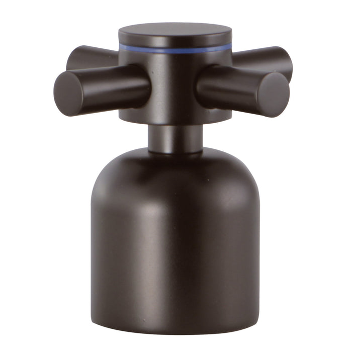 Kingston Concord KBH8965DXC Metal Cross Handle (Cold Side), Oil Rubbed Bronze