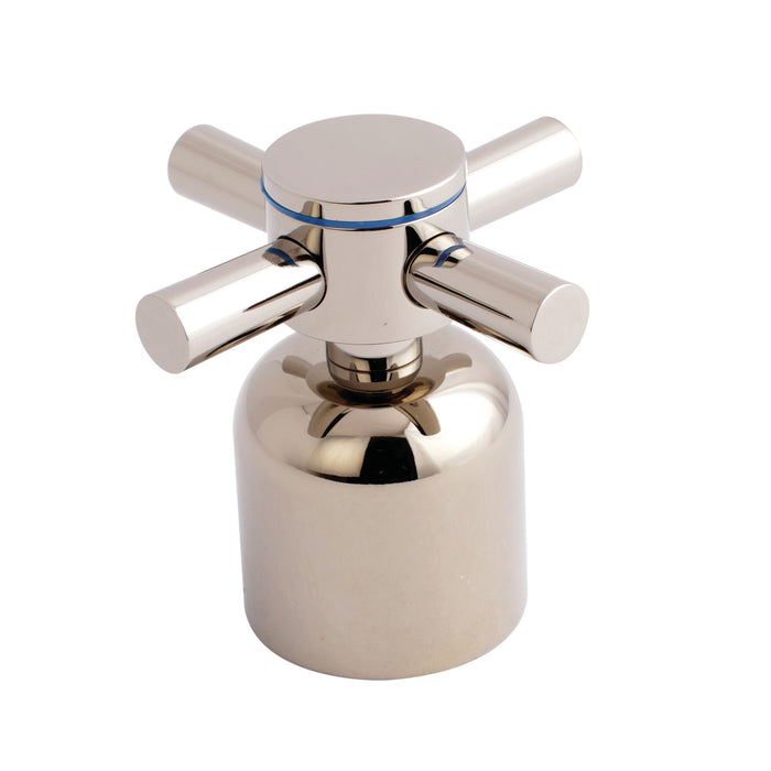 Kingston Concord KBH8966DXC Metal Cross Handle (Cold Side), Polished Nickel