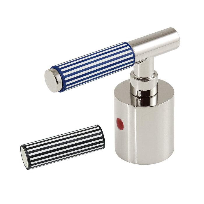 Kingston Verona KBH8966KPSH Zinc Alloy Lever Handle (Hot Side), Polished Nickel