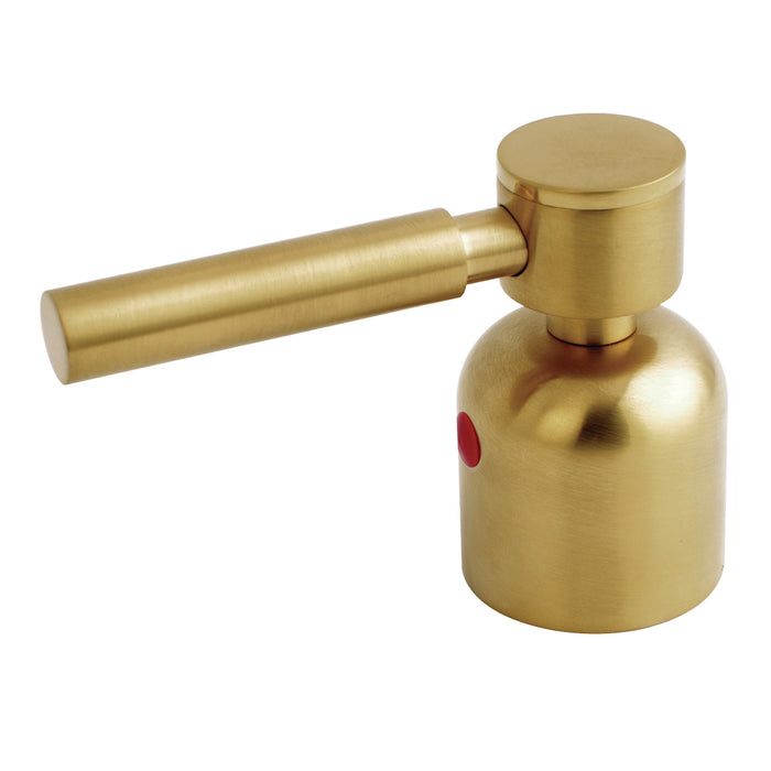Kingston Concord KBH8967DLH Metal Lever Handle (Hot Side), Brushed Brass