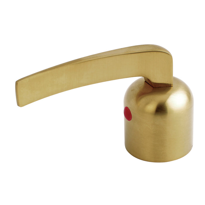 Kingston Centurion KBH8967EFLH Zinc Alloy Lever Handle (Hot Side), Brushed Brass