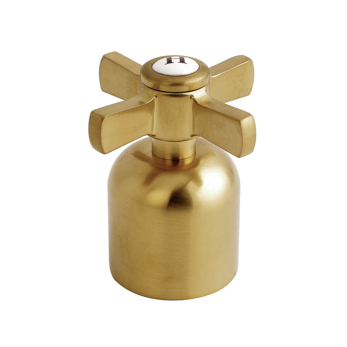 Kingston Millennium KBH8967ZXH Metal Cross Handle (Hot Side), Brushed Brass
