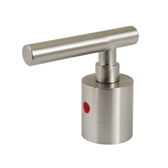 Kingston Manhattan KBH8968CMLH Zinc Alloy Lever Handle (Hot Side), Brushed Nickel