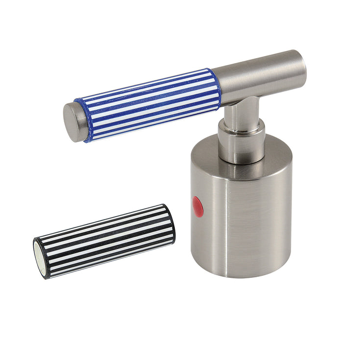 Kingston Verona KBH8968KPSH Zinc Alloy Lever Handle (Hot Side), Brushed Nickel