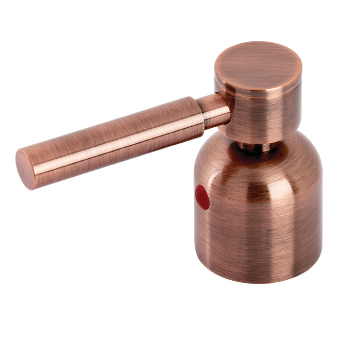 Kingston Concord KBH896DLACH Metal Lever Handle (Hot Side), Antique Copper
