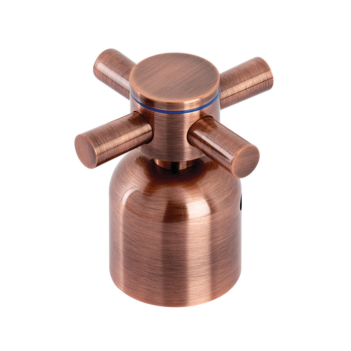 Kingston Concord KBH896DXACC Metal Cross Handle (Cold Side), Antique Copper