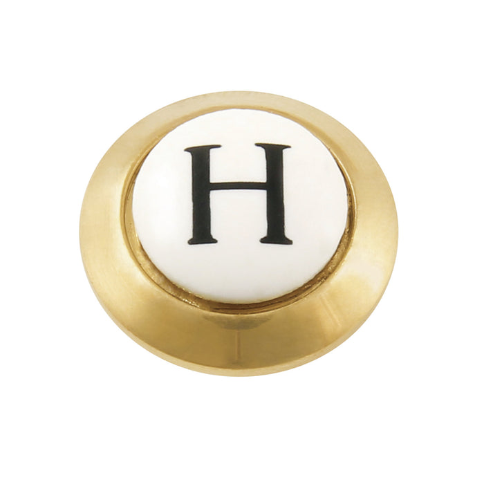 Kingston KBHI1607AXH Hot Handle Index Button, Brushed Brass