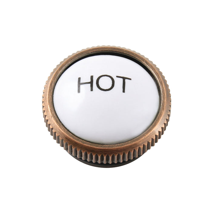Kingston KBHI179AXACH Hot Handle Index Button, Antique Copper