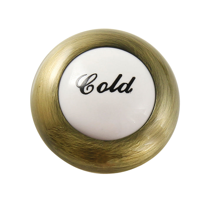 Kingston KBHI4463BXC Cold Handle Index Button, Antique Brass