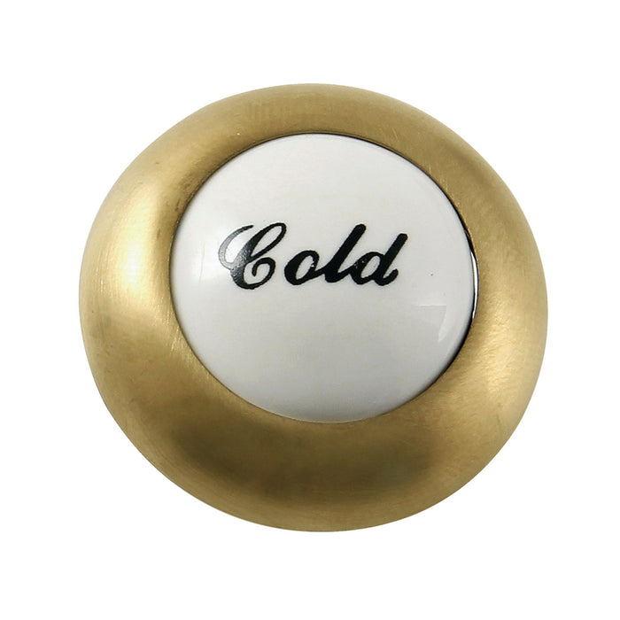 Kingston KBHI4467BXC Cold Handle Index Button, Brushed Brass