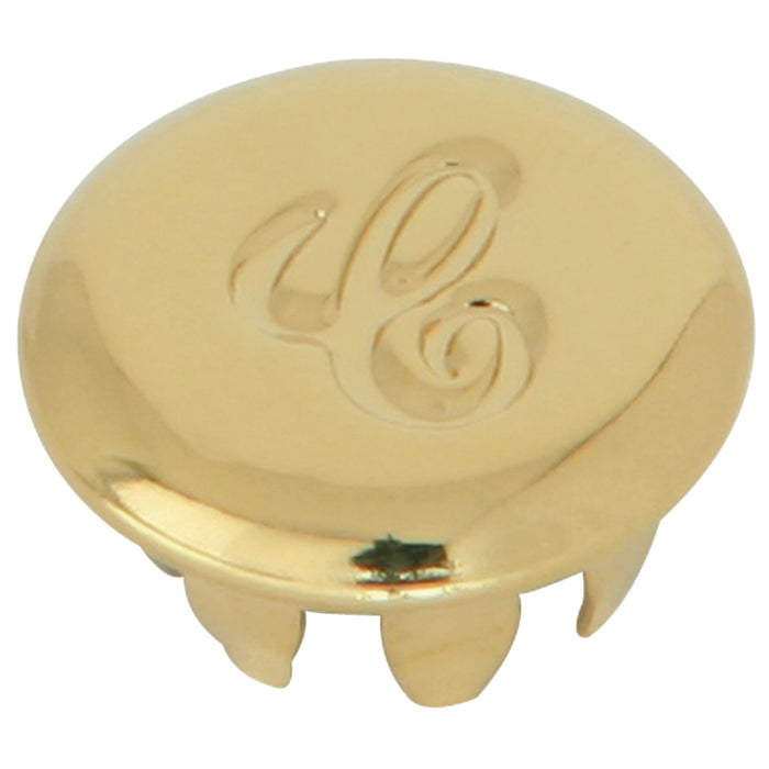 Kingston KBHI602ALC Cold Handle Index Button, Polished Brass